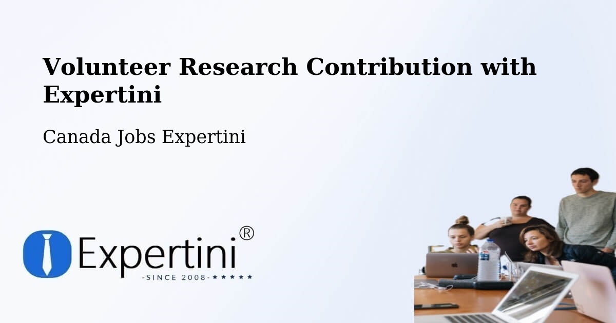 Volunteer Research Contribution Program – Killam - Canada Jobs Expertini